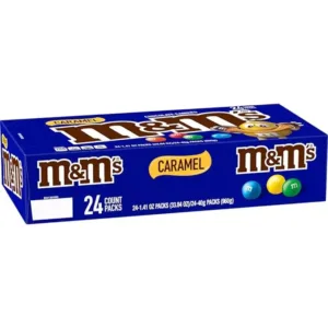 M&M's Caramel Chocolate Candies 1.41oz, 24ct