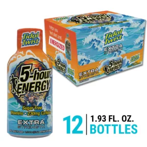5 Hour Energy Shot Extra Strength Tidal Twist 1.93oz, 12ct