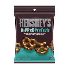 Hershey's Milk Chocolate Dipped Pretzels 4.25oz Bags, 12ct