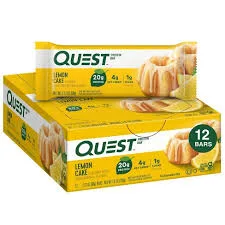 Quest Lemon Cake Protein Bar 2.12oz, 12ct