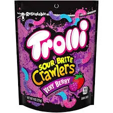 Trolli Sour Brite Crawlers Very Berry 5oz, 12ct