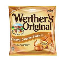 Werther's Original Hard Caramel Candy 2.65oz Bags, 12ct
