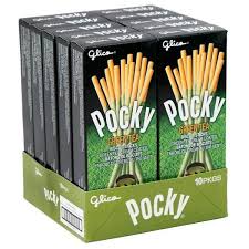 Pocky Matcha Green Tea Cream Covered Biscuit Sticks 1.41oz, 10ct