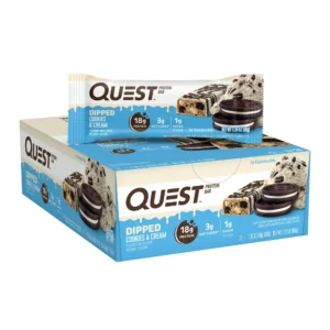 quest dipped cookies and cream