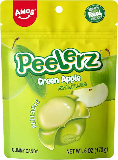 Peelerz Gummy Green Apple 6oz, 12ct